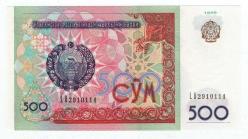 Özbekistan 1999 Yılı 500 Som ÇİL -Timur
