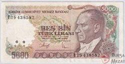 7. EMİSYON 2. TERTİP 5.000 TL E29 ÇİL(-)