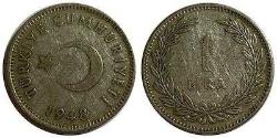 LOT.20 » 1948 GÜMÜŞ 1 LİRA ÇÇT