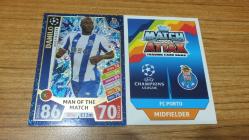 Topps 2017-18 UEFA Champions League Danilo Pereira Man of the Match Kart No:409