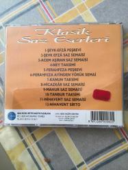 NİYAZİ SAYIN KLASİK SAZ ESERLERİ CD