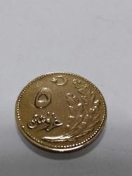 1926 1. EMİSYON ÇİL ALTI KONDİSYONDA BRONZ 5 KURUŞ