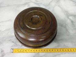 Antika Kabartma Göbekli Bakır Hamam Tası