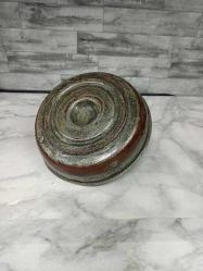 Antika Kabartma Göbekli Bakır Hamam Tası