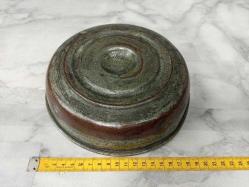 Antika Kabartma Göbekli Bakır Hamam Tası