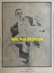 Osmanlıca Akbaba Mizah Dergisi-Gazetesi, Orijinal Dönem Basım, (Ottoman Magazine-Newspaper) - 30 Aralık (Kanun-i Evvel) 1926 - Sayı: 425 - İmzasız Kapak Karikatürü: Yeni Sene Gebedir! 