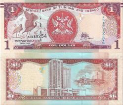 Trinidad Tobago 2006 Yılı 1 Dolar Yabancı Kağıt Para Çil (Unc) Koleksiyon Para