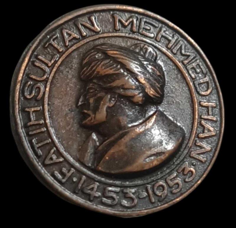 Müzayede: Fatih Sultan Mehmet han 1453-1953 Rozet Nadir - Antika