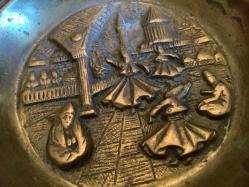 MEVLANA GÖRSELLİ PİRİNÇ DÖKÜM KÜL TABLASI