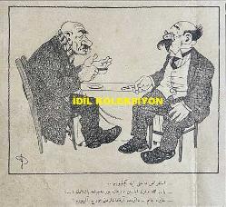 Osmanlıca Akbaba Mizah Dergisi-Gazetesi, Orijinal Dönem Basım, (Ottoman Magazine-Newspaper) - 11 Mart 1926 - Sayı: 341 - Karikatürist Ramiz Gökçe'nin Çalışması: İngilizler, Hükümetimizi Ansızın Cemiyet-i Akvam'a Davet Ettirdiler... 