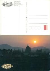 Budapeşte Gün Batımı KOnulu Kartpostal