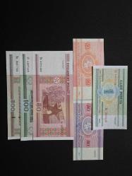 BELARUS-BEYAZ RUSYA 50 KOPEKS 1-50-100-500 RUBLES ÇİL 6 ADET