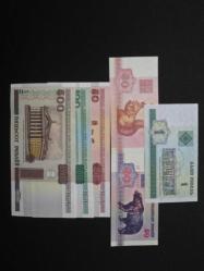 BELARUS-BEYAZ RUSYA 50 KOPEKS 1-50-100-500 RUBLES ÇİL 6 ADET