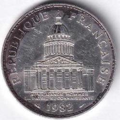 LOT.12 » FRANSA 100 FRANK 1982 ÇA GÜMÜŞ:15 GR