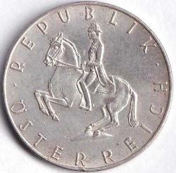 LOT.8 » AVUSTURYA 5 ŞİLİN 1962 ÇİL GÜMÜŞ:5,2 GR