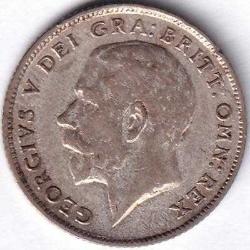 LOT.7 » İNGİLTERE 6 PENCE 1921 ÇA+ GÜMÜŞ:2,8 GR/KRAL 6.GEORGE