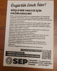 BİR MAYIS BİLDİRİSİ.