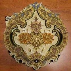 ÇERÇEVELİK ANTİKA SEHPA ÖRTÜSÜ.