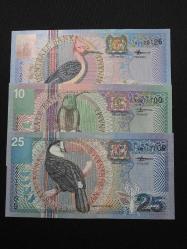 SURİNAM 5-10-25 GULDEN, 2000 ÇİL