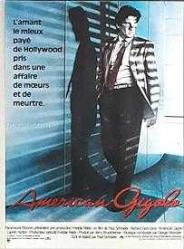 SİNEMA TARİHİ - AMERICAN JIGOLO RICHARD GERE TEMALI FRANSA BASKI NADİR KARTPOSTAL