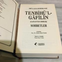 TENBİHÜ'L GAFİLİN VE BOSTANÜ'L ARİFİN ( 2 CİLT TEK KİTAP ) CİLTLİ - ŞÖMİZLİ