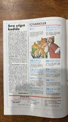 GÜNEŞ KIRMIZIBİLYE  DERGİSİ -  SAYI : 6 - 1 AĞUSTOS 1990 - ALF - BRIAN - LYNN - WILLIE - HEATHCLIFF - GÜRBÜZ JIMMY - KATE - DAVE CLARK - FAHRİ GÖRGÜLÜ - ASİL NADİR - NİHAT BÜK - ALF’İN SERÜVENLERİ - KEDİ MARATONU - HEATHCLIFF - DÜNYA MASALLARI / VEZİR İLE UŞAK - HAYVAN DOSTLARIMIZ / ÇAMAŞIRCI AYI - KURTLAR - BİLMECE BULMACA - KIRK BİLYE (SİNEMA, MÜZİK, MODA, MAGAZİN, VİDEO, TV) - OYUN TANITIMI / KEDİ MARATONU - TEST / SPORCU BİRİ MİSİNİZ? - OKURDAN OKURA - 34 SAYFA
