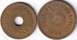1949 2,5 /1956 25 KURUŞ ÇT