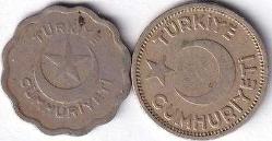 1940'LAR PAPATYA 1 KURUŞ/25 KURUŞ LOTU ÇÇT