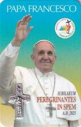 LOT.2 » Papa Francesco Gümüş Vatikan Hac Hatırası (Dua kartı)