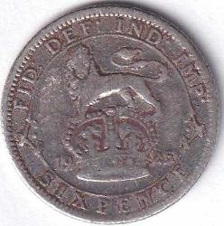 İNGİLTERE 6 PENCE 1925 ÇT GÜMÜŞ:2,3 GR/KRAL 5.GEORGE