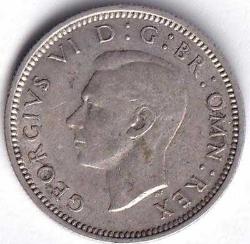 İNGİLTERE 6 PENCE 1939 ÇA+ GÜMÜŞ:2,8 GR/KRAL 6.GEORGE