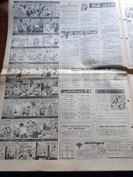 Milliyet Gazetesi - 9 Aralık 1963 - İsmet İnönü durum bugün belli olacak dedi - taşra'dan İstanbul'a gelenlerin nispeti harita - İstanbul'a 5 yılda 238 bin kişi akın etti - Adalet Partisi Nuri Eroğan için itiraza hazırlanıyor - askeri konsorsiyum kurulması istiyoruz - Makarios anayasa tadili iç iştir diyor - sık sık tedbil gezen Tayland başbakanı Sarit Thanarat öldü - hayali ham yazan Çetin Altan - Abdülcanbaz'ın maceraları karikatür çizen Turhan Selçuk - İstanbul Münih Türk vagonunda yolcular donuyor - büyük tarihi roman siyah laleler yazan Ragıp Şevki Yeşim Yazı Dizisi - Hoffman'ın masalları operasında bebek Olympia'nın bir sahnesi Fotoğrafı - Spartaküs filmi Harbiye Konak Beyoğlu Atlas Fatih renk sinemalarında - Galatasaray Göztepe defansını aşamadı Fotoğrafı - Fenerbahçe dün Belfasta hareket etti - İzmirspor Beşiktaş'ı yendi 1 0 - Galatasaray'da Gündüz Kılıç idare heyeti ile ihtilafta - Spor Toto neticeleri - güreşçilerimiz Rusya maçı için ümitliler - Müslihittin Yılmazmete Foto