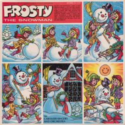 1966 BASKI YILBAŞI ÇOCUK ŞARKILARI 33 LÜK PLAK - The Caroleer Singers And OrchestrA Children's Christmas Favorites: Frosty The Snowman