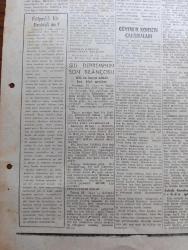 İhtilal dolayısıyla hazırlanması yarım kalan Zafer Gazetesi - Turkish Newspaper - 26 Mayıs 1960 - Tek kurşunla vurulanlar Yazı Dizisi - Başvekil Adnan Menderes'in Konuşması - Odalar birliğinin yeni idare heyeti - Hindistan Başvekili Nehru'nun başvekil Adnan Menderes'e mesajı - Fransız Büyükelçisi ekselans Henry Spitzmuller'in verdiği Kokteyl - Amerikalıların başarıyla fırlattığı Midas II peyki baskın hücumlarını haber verecek - Şili depreminin son bilançosu - başvekil Adnan Menderes sokak hareketleriyle Milli irade iptal edilemez dedi - Samsun Liman inşaatı - Amerikan erkek dershanesi Tuzla kampı - Karadeniz lokantası Gençlik parkı şubesi açıldı - Amerika Birleşik Devletleri Reisicumhuru Eisenhower'in dünyaya hitabı - Seyhan nehri'nde 2 kişi boğuldu - Gazi eğitimin imtihan günleri - öğretmenlerin nakli ile ilgili yönetmelik - Amerikan hariciye sözcüsünün beyanatı - ihtiyarlık bir hastalık mı - Adnan Menderes'in sürekli alkışlarla karşılanan konuşması - Eskişehir'den intibalar