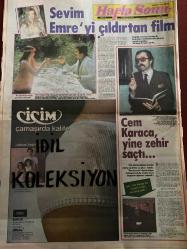 HAFTA SONU DERGİ - GAZETESİ DOĞUM GÜNÜ HEDİYESİ (TURKİSH MAGAZINE - NEWSPAPER) - 6 AĞUSTOS 1982 - Sayı:32 - Daniel Newberry-Yıldırım Önal-Cahide Sonku-Durul Gence-Oktay Cumhur Akkent-Sezen Aksu-Mine Mutlu-Müjde Ar-Zerrin Özer-Serpil Örümcer-Füsun Önal-Sevim Emre-Orhan Gencebay-Necla Nazır-Cem Karaca-Seniye Gökçe-Romale Perihan-Ama Feride Karaca-Hülya Koçyiğit-Daniel Nehru-Ferdi Tayfur-Pakize Suda-Erdal İpeksen-Kadir İnanır-Ayşe Tunalı-Mahmut Cuda-Nedret Tepedelen-Belks Akkale-Bedia Akartürk-Gülgün Erdem-Emel Sayın-Öztürk Serengil-Bülent Ersoy-Cüneyt Arkın-Arif-Erdoğan-Ekrem Bora-Erol Evgin-Fatma Girik-Memduh Ün-Yılmaz Ulusoy-Selahattin Beyazıt-Mekki Başak-Serap Ulusoy-Ayşe Beyazıt-Mehmet Okumuş-Bezra Okumuş-Sevim Yener-Bengüsu Emre-Simone Aker-Orhan Aker-Günseli Başar-Mehmet Mercan-Nuran İsvan-Haldun Dorman-İhsan Şükrü Aksel-Leyla Aksel-Hikmet Mizanoğlu-Orhan Mizanoğlu-Şüha Özremi-Manolya Özremi-Metin Sugan-Mutlu Sugan-Uğur Alacakaptan-Tülay Alacakaptan-Evin Dağlı-Yağız Dağlı-Nilgün Ko