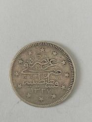 5. Mehmed Reşad · 2 Kuruş · (1327/2) · Kostantiniye · Gümüş