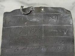 Nadir Muazzam Osmanlı Kurşun Tılsım Muska