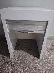 Akordiyon Dolap Kapağı - Dolap Dahil değil - Sökülmüş halde teslim edilecek - Plastik malzeme - Gümüş renk - Ölçüler Fotoğrafta var