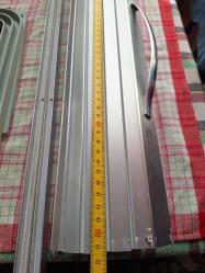 Akordiyon Dolap Kapağı - Dolap Dahil değil - Sökülmüş halde teslim edilecek - Plastik malzeme - Gümüş renk - Ölçüler Fotoğrafta var