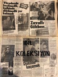 HAFTA SONU DERGİ - GAZETESİ DOĞUM GÜNÜ HEDİYESİ (TURKİSH MAGAZINE - NEWSPAPER) - TAM TAKIM 12 SAYFADIR - 1 NİSAN 1983 - Sayı:14 - Çiğdem Talu-Erdem Talu-Betül Talu-Hasret Uncu-İbrahim Tatlıses-Ajda Pekkan-Zeki Alasya-Metin Akpınar-Yaprak Özdemiroğlu-Suat Sayın-Alo Deterjan Murat 134 Otomobil Reklamı-Hayriye Müren-Uğurgül Güleç-Ayla Egemen-Yaprak Özdemiroğlu-Emel Sayın-Perihan Savaş-Banu Alkan-Selami Şahin-Feri Cansel-Nazan Şoray-Zeki Müren-Sibel Egemen-Türkan Şoray-Orhan Gencebay-Talha Özmen-Ajda Pekkan-Fatma Girik-Münevver Girik-Muazzez Abacı-Hasan Heybetli-Bülent Ersoy-Gazinocu Osman Kavran-Zavallı Gökben-Orhan Boran-Ali Kocatepe-Haldun Dormen-Güler Yığcı-Saniye Cıngı-Türkan Şoray-Perihan Savaş-Reyhan Somer-Selahattin Beyazıt-Kemal Sarper-Tomris Sarper-Sen Akçi-Sevda Yargıcı-Rabia Çapa-Kethy-Vitali Hakko-Nurten Oral-Selman Yaşar-Tunç Oral-Meral Özeren-Nüsret Baban-Sevim Baban-Mehmet Kocatopçu-Suphi Kaynak-İhsan Gürkan-Judy Chin-Peter Lang-Daniel Oliver-Deniz Nakitkayıkçı-Aysun Altın-