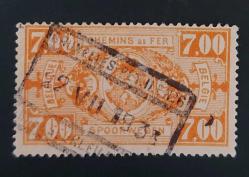 Belçika Demiryolu Posta Paket Pulu 1927- damgalı