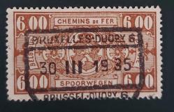 Belçika Demiryolu Posta Paket Pulu 1927- damgalı
