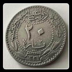 1327/4 - 20 Para (V. Mehmet Reşad) OSM20P4