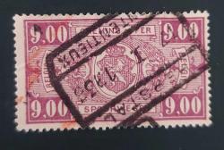 Belçika Demiryolu Posta Paket Pulu 1927- damgalı