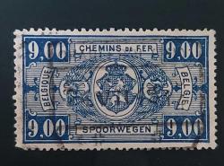 Belçika Demiryolu Posta Paket Pulu 1927- damgalı