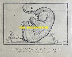 Osmanlıca Akbaba Mizah Dergisi-Gazetesi, Orijinal Dönem Basım, (Ottoman Magazine-Newspaper) - 20 Şubat 1928 - Sayı: 542 - Karikatürist Ramiz Gökçe'nin Çalışması: Dimyat'a Pirince Giderken!... 