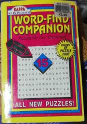 kappa  word find companion 15-All new Puzzles