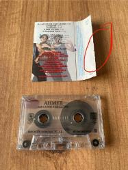 Ahmet - Ah Canım Vah Canım Kaset ( İşaretli fotoğrafta, kartonet kulakçıkta küçük deformasyon var )