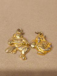 Avrupa pirinç disney karakter kolye ucu 2 adet