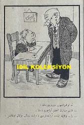 Osmanlıca Akbaba Mizah Dergisi-Gazetesi, Orijinal Dönem Basım, (Ottoman Magazine-Newspaper) - 19 Mart 1928 - Sayı: 550 - Karikatürist Ramiz Gökçe'nin Veremle Savaşa Dair Çalışması: Gazetelerden: Her Gün Aramızdan Birçok Canlar Alıp Götüren Vereme Karşı Bir Mücadele Cemiyeti Teşekkül Etti... 